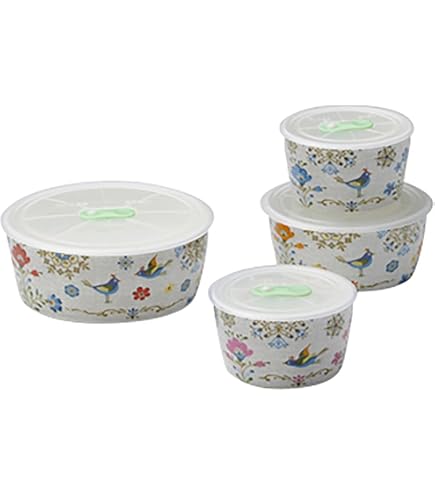 Amazon.co.jp: ローラアシュレイ レンジパック 蓋付 ノンラップ